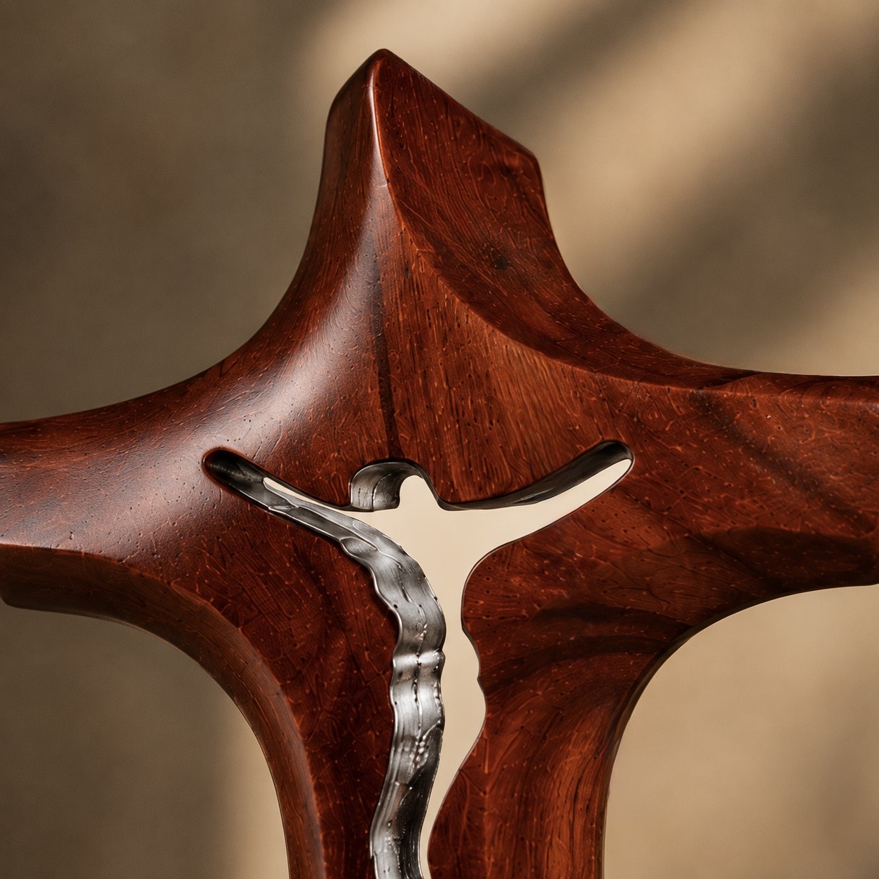 Silver figure detail